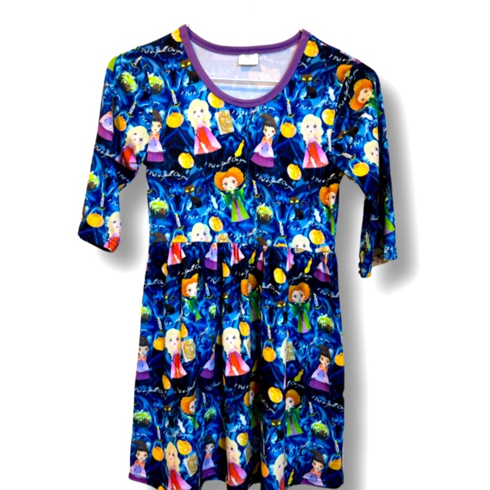 New girls Hocus Pocus Dress age sz 8-9 years.